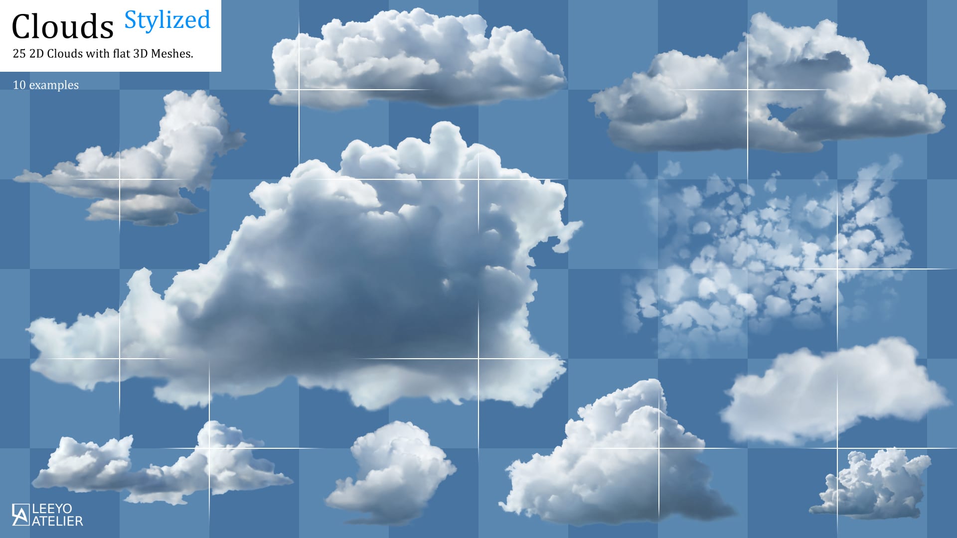 Clouds & Skies Stylized in Materials UE Marketplace
